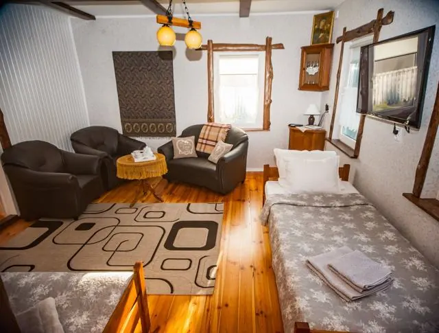 Living room – Gaja holiday home, Białowieża Forest