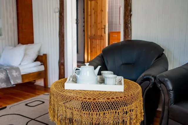 Tea corner – Gaja holiday home, Białowieża Forest